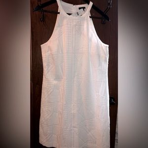 Ann Taylor size 8, sleeveless eyelet cotton dress-never worn, still has tags.